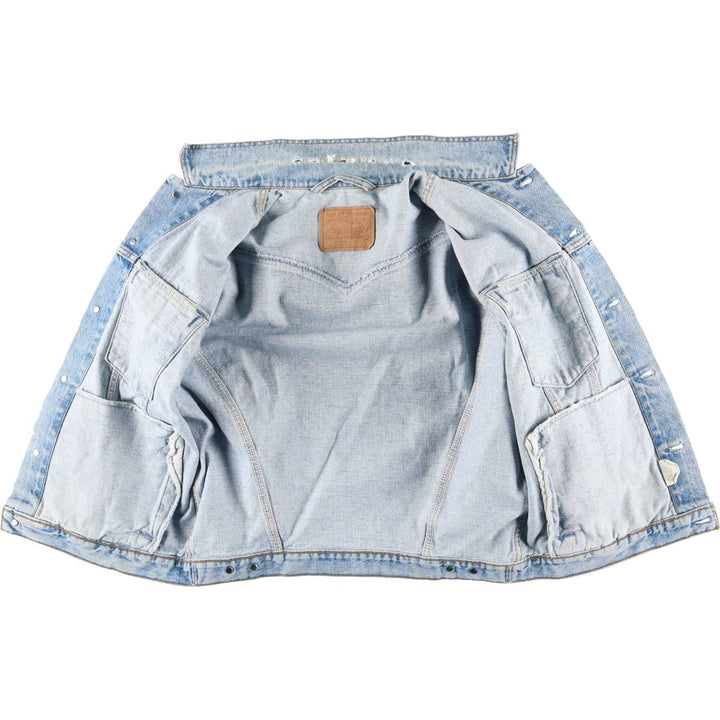 90s-00'S Levi's 75525-4891 Denim Jacket, Made in Canada, Men's Size M (approx.), Vintage. unclear blue type Vintage Second Hand