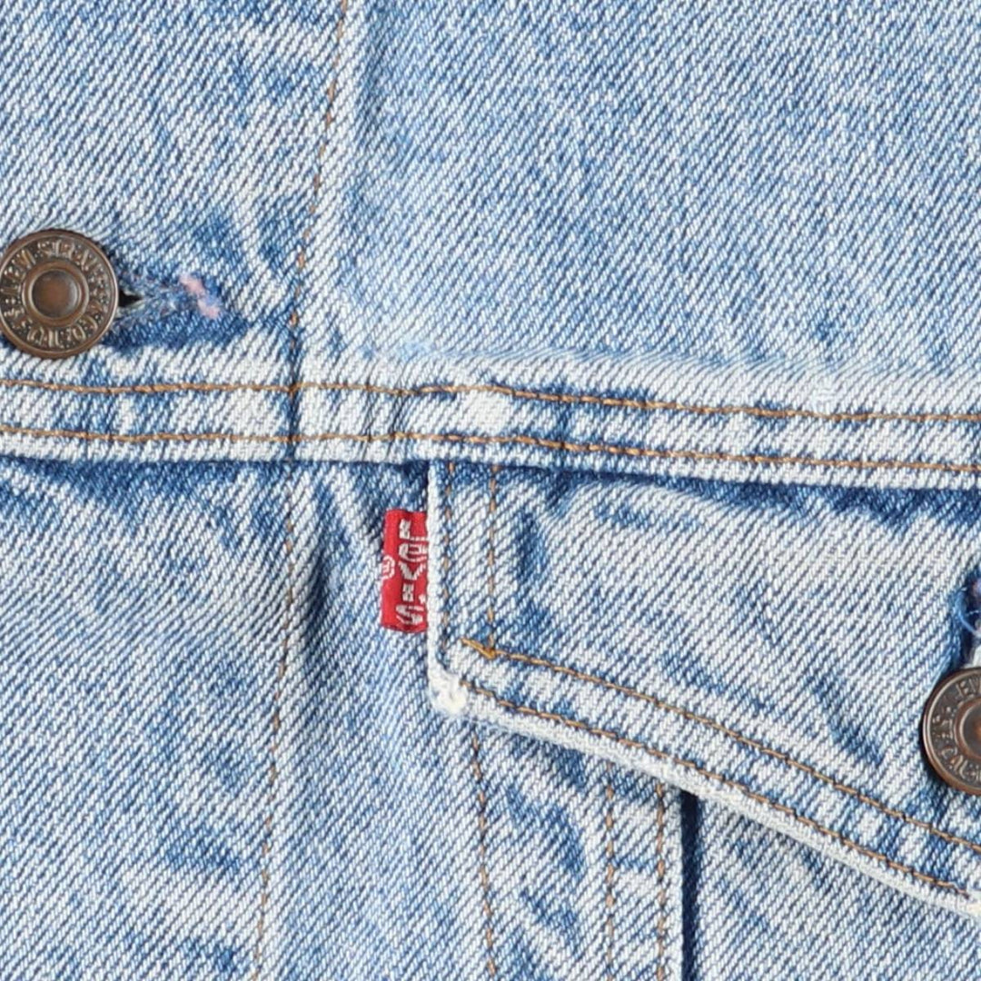 90s-00'S Levi's 75525-4891 Denim Jacket, Made in Canada, Men's Size M (approx.), Vintage. unclear blue type Vintage Second Hand