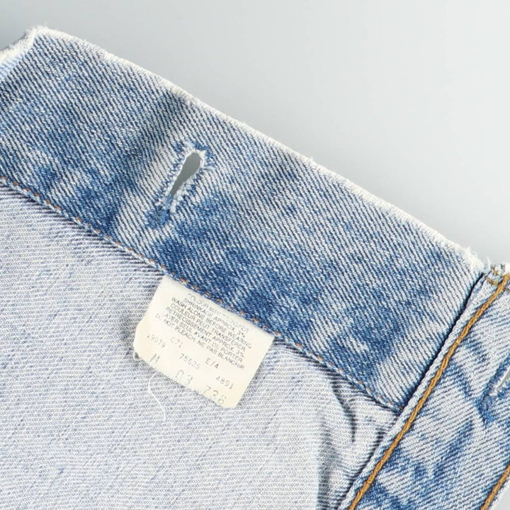 90s-00'S Levi's 75525-4891 Denim Jacket, Made in Canada, Men's Size M (approx.), Vintage. unclear blue type Vintage Second Hand