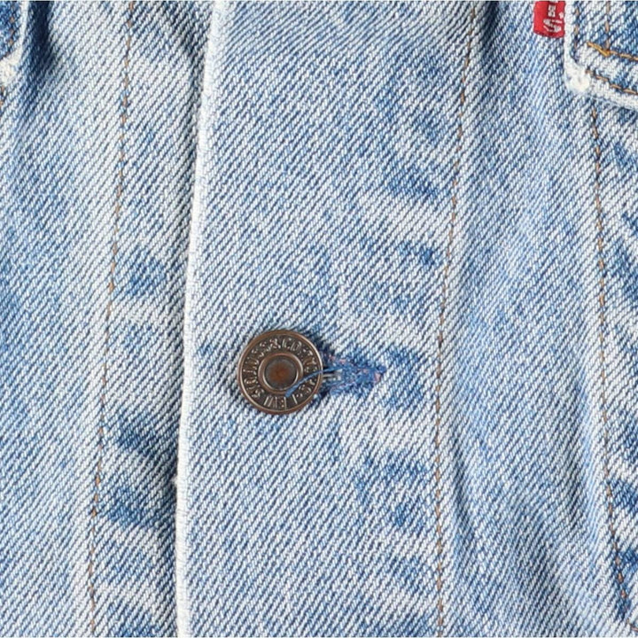 90s-00'S Levi's 75525-4891 Denim Jacket, Made in Canada, Men's Size M (approx.), Vintage. unclear blue type Vintage Second Hand