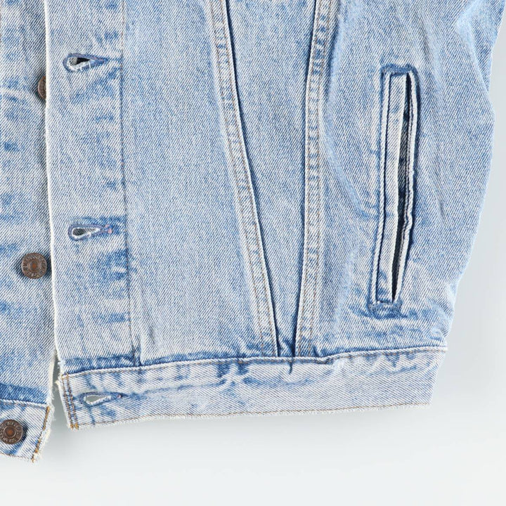 90s-00'S Levi's 75525-4891 Denim Jacket, Made in Canada, Men's Size M (approx.), Vintage. unclear blue type Vintage Second Hand