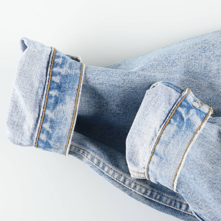 90s-00'S Levi's 75525-4891 Denim Jacket, Made in Canada, Men's Size M (approx.), Vintage. unclear blue type Vintage Second Hand