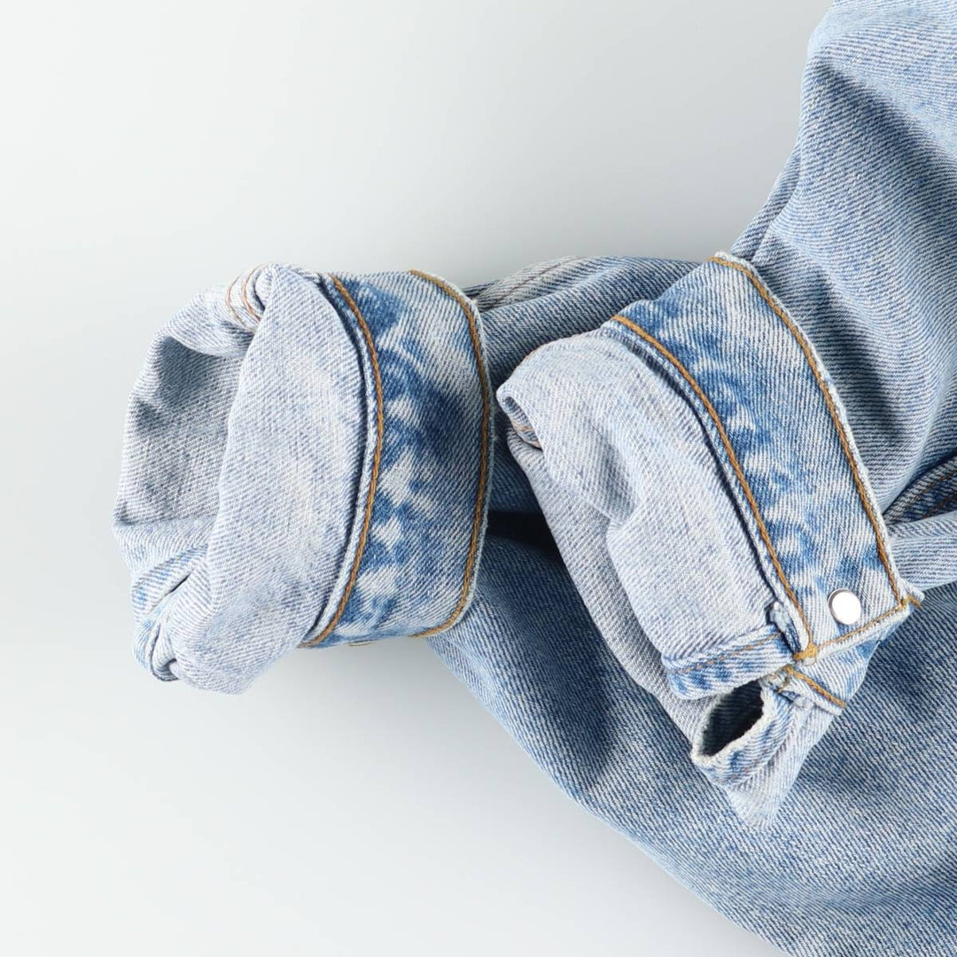 90s-00'S Levi's 75525-4891 Denim Jacket, Made in Canada, Men's Size M (approx.), Vintage. unclear blue type Vintage Second Hand