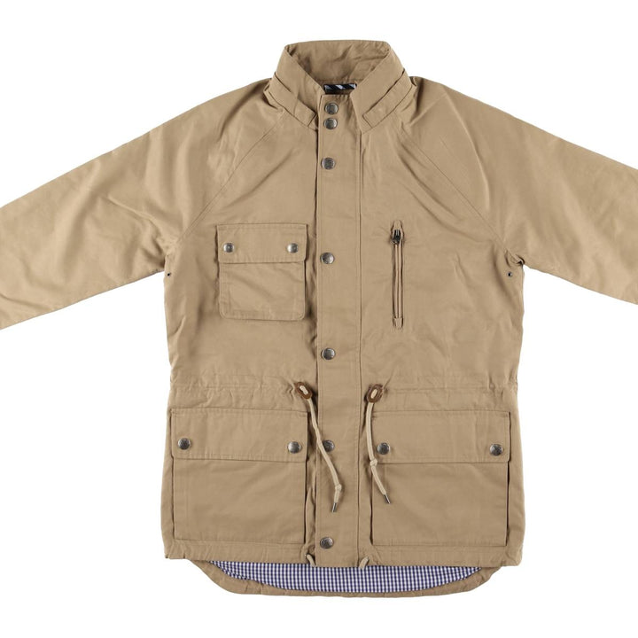 Vintage Brooks Brothers Est. 1818 Dry Wax Mountain Jacket, Men's Medium unclear Beige type Vintage Second Hand