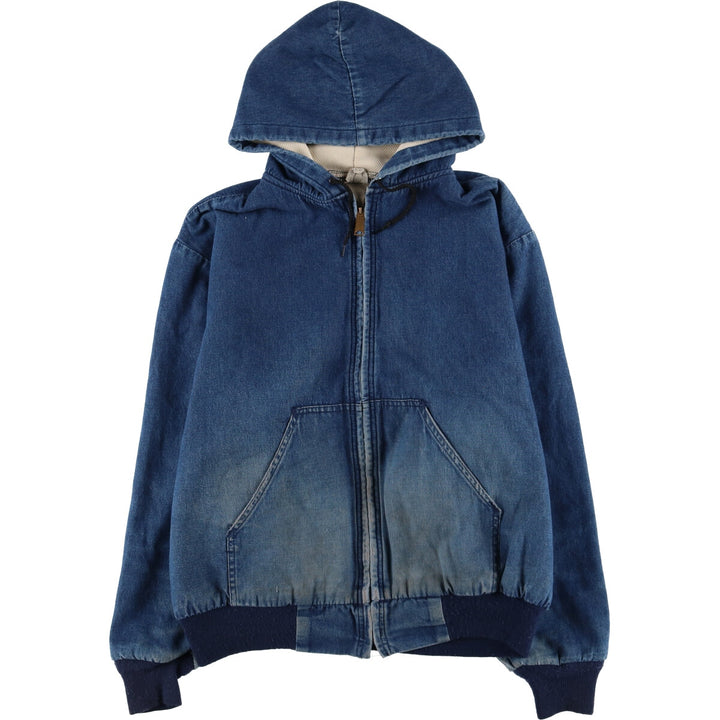 60s~ Vintage denim hoodie made in USA, men's XL size /eaa524500