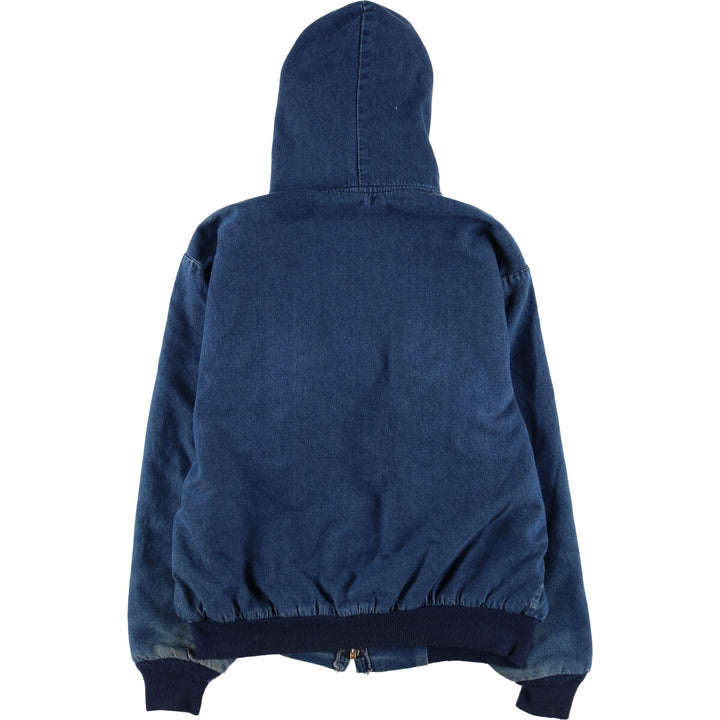 60s~ Vintage denim hoodie made in USA, men's XL size /eaa524500