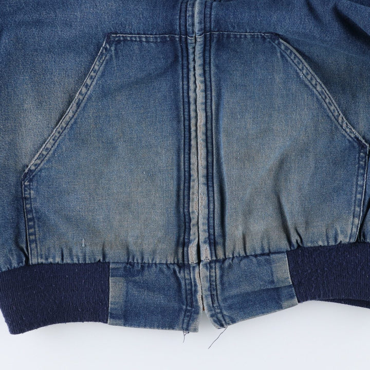 60s~ Vintage denim hoodie made in USA, men's XL size /eaa524500