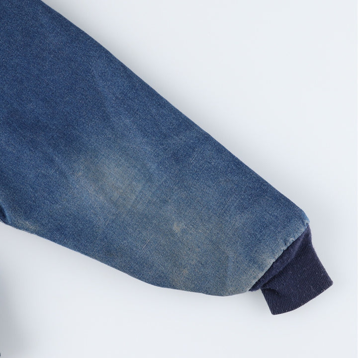 60s~ Vintage denim hoodie made in USA, men's XL size /eaa524500