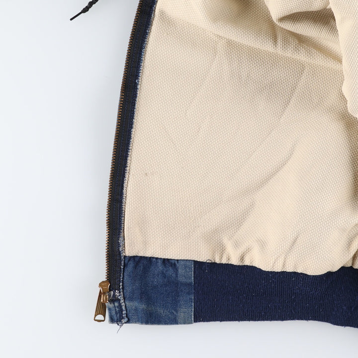 60s~ Vintage denim hoodie made in USA, men's XL size /eaa524500