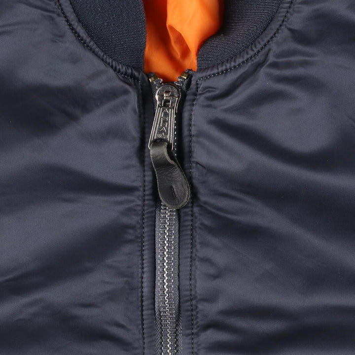 90'S civilian Alpha MA-1 type military flight jacket, men's size L, vintage /eaa524502