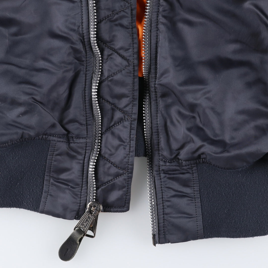 90'S civilian Alpha MA-1 type military flight jacket, men's size L, vintage /eaa524502