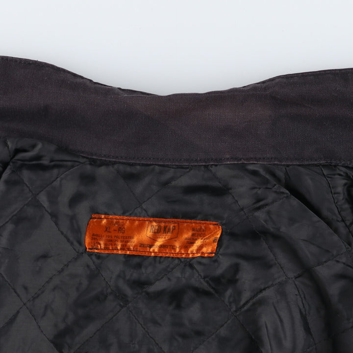 Red Kap Padded Work Jacket, Men's XL polyester black type Vintage Second Hand