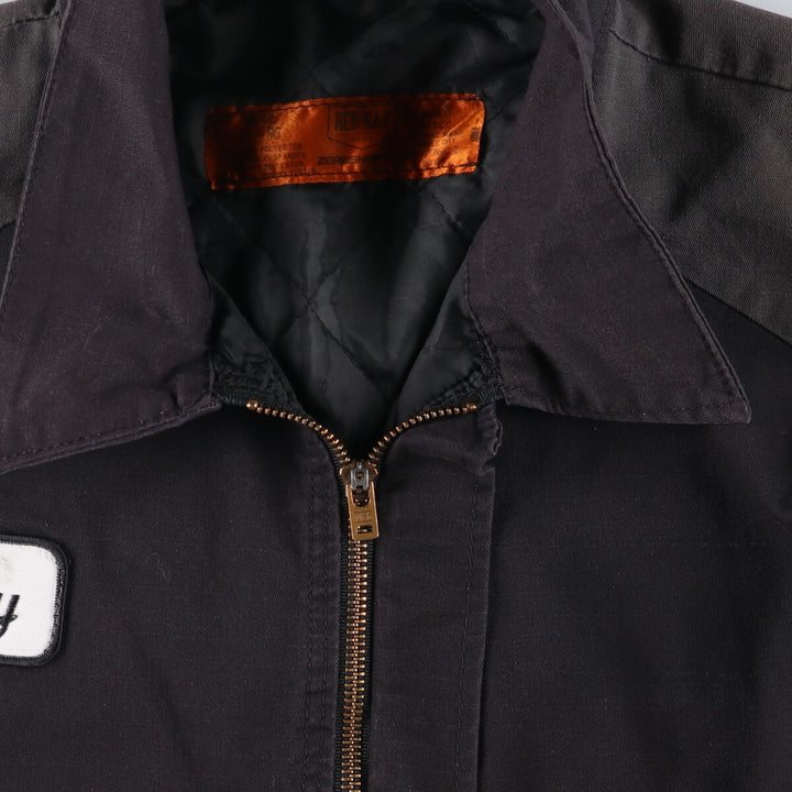 Red Kap Padded Work Jacket, Men's XL polyester black type Vintage Second Hand