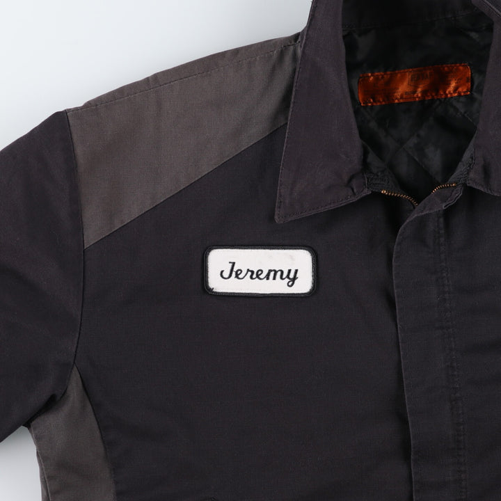 Red Kap Padded Work Jacket, Men's XL polyester black type Vintage Second Hand