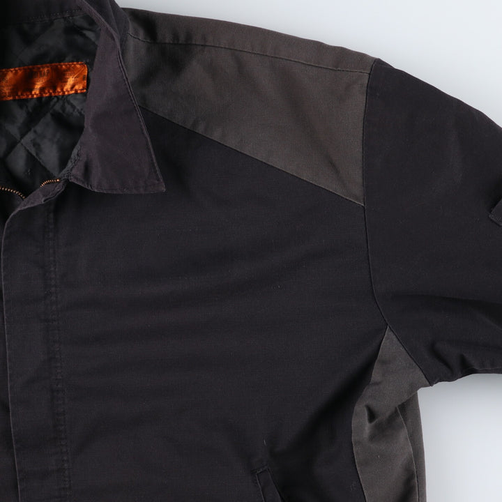 Red Kap Padded Work Jacket, Men's XL polyester black type Vintage Second Hand