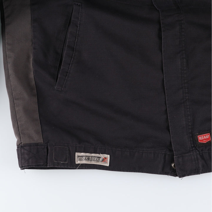 Red Kap Padded Work Jacket, Men's XL polyester black type Vintage Second Hand