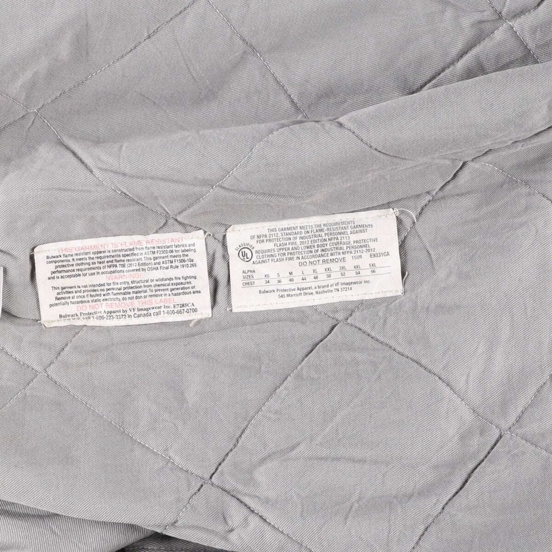 90s~00'S Bulwark padded work blouson men's size L /eaa524517