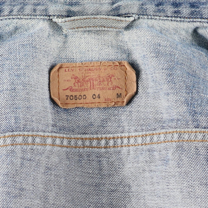 90'S Levi's 70550 04 Euro Model Denim Jacket, G-Jean, Men's M Size, Vintage / eaa524558