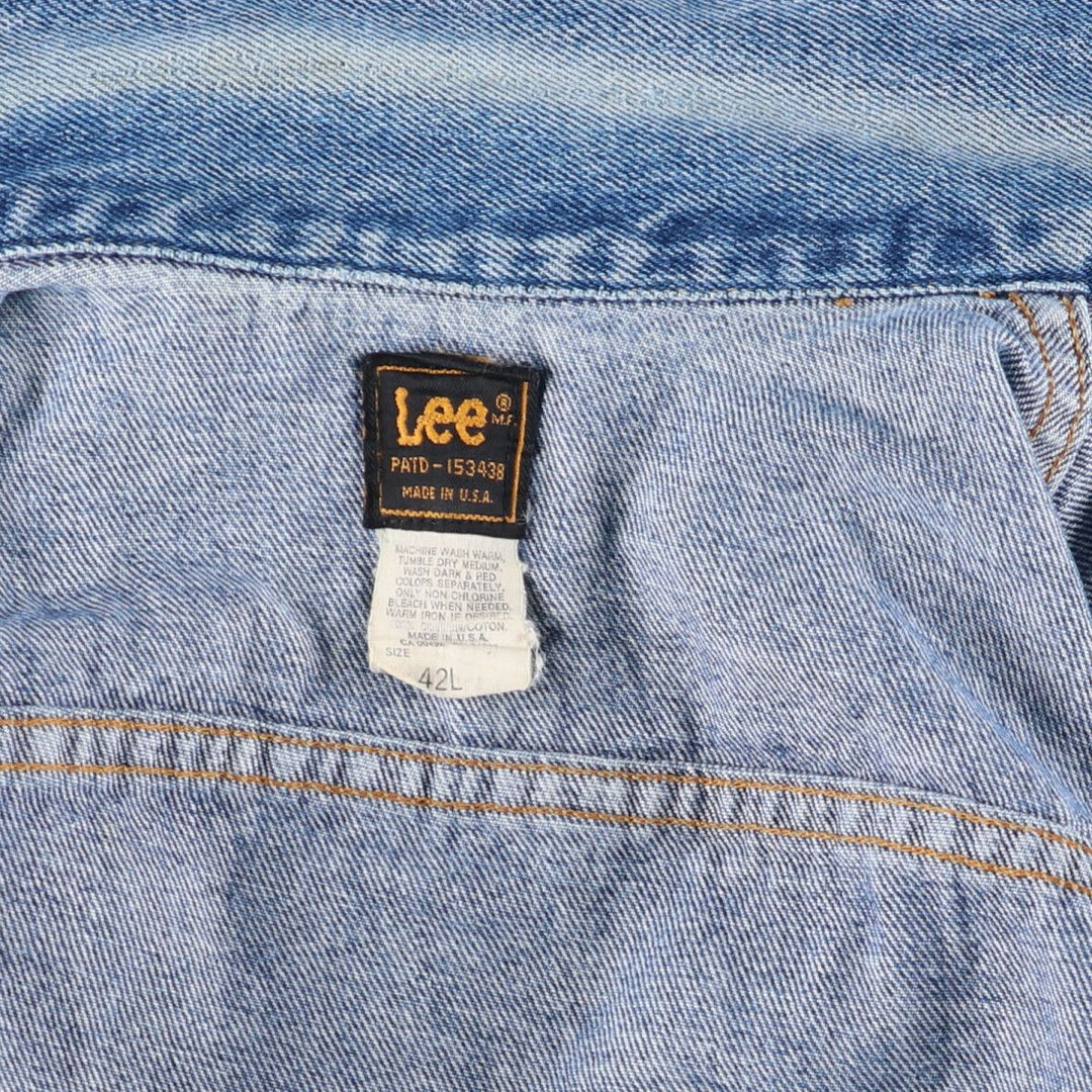 Vintage 80'S Lee Riders denim jacket, made in USA, men's size M / eaa524560
