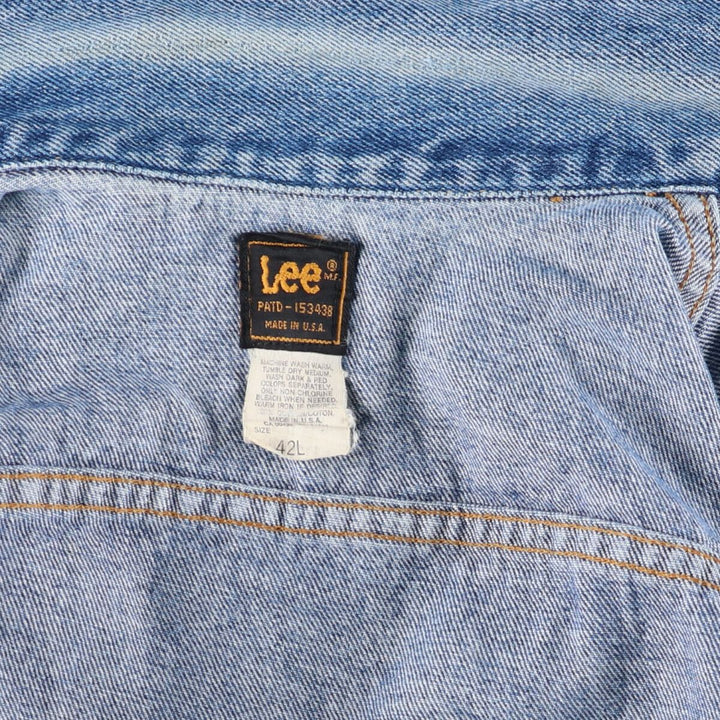 Vintage 80'S Lee Riders denim jacket, made in USA, men's size M / eaa524560