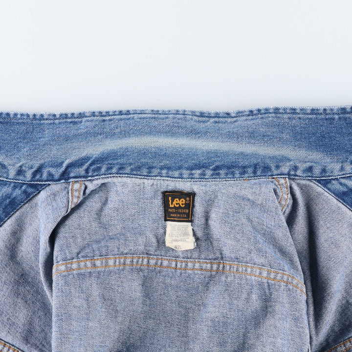 Vintage 80'S Lee Riders denim jacket, made in USA, men's size M / eaa524560