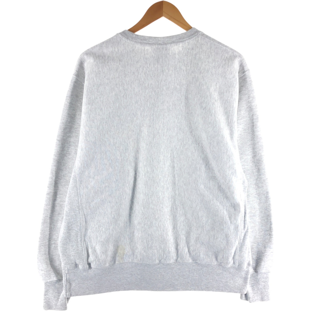 Champion REVERSE WEAVE Reverse Weave College Sweatshirt Trainer Men's L size cotton gray type Vintage Second Hand