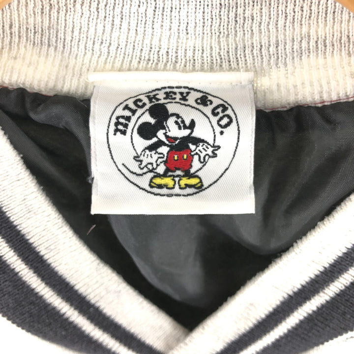 90'S Mickey and Co. varsity sweatshirt, men's size L, vintage unclear gray type Vintage Second Hand