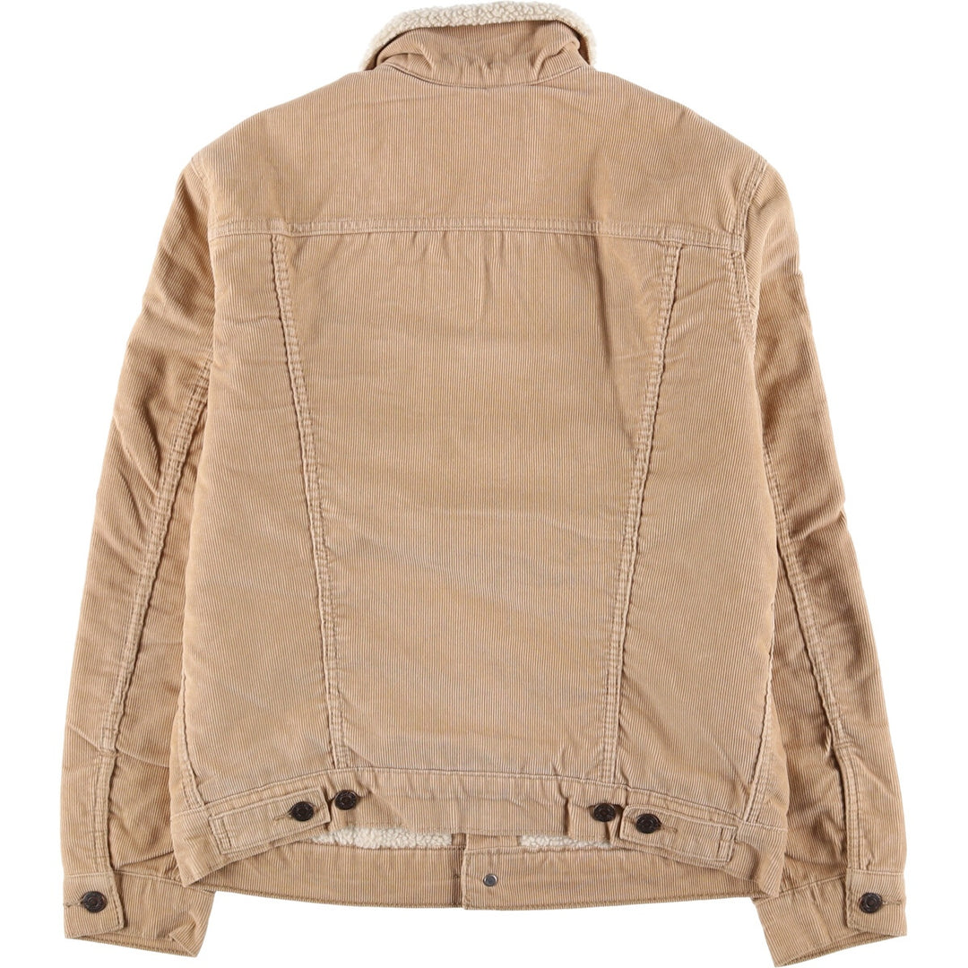 Levi's Corduroy Boa Jacket, Women's, Size M cotton Beige type Vintage Second Hand
