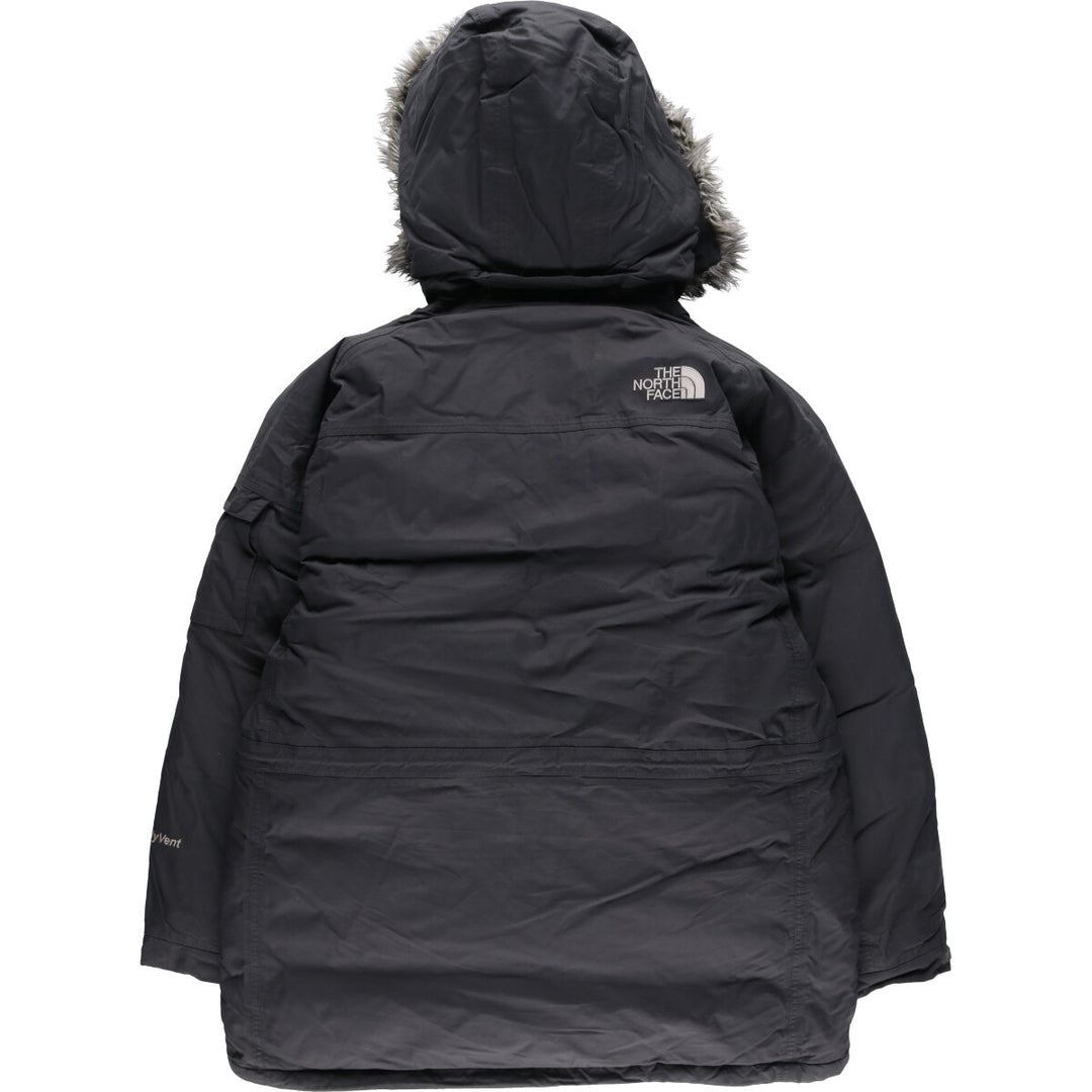 2000'S The North Face McMurdo Parka Hyvent Down Parka Men's XXL Nylon Charcoal Vintage Second Hand