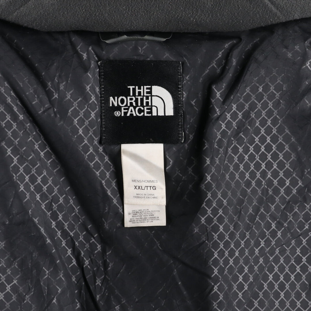 2000'S The North Face McMurdo Parka Hyvent Down Parka Men's XXL Nylon Charcoal Vintage Second Hand