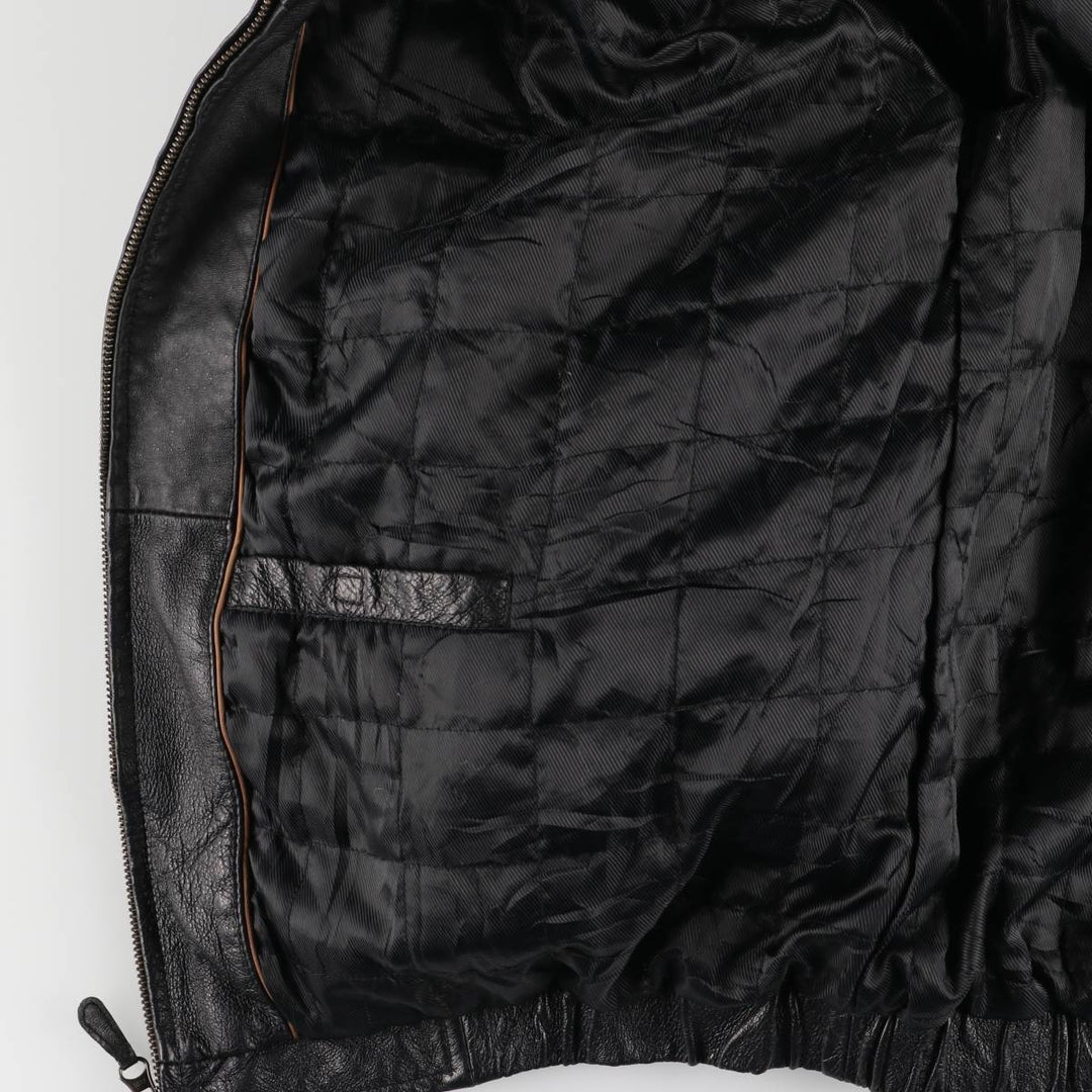 ST JOHN'S BAY Padded Swing Top Type Leather Blouson Men's L size /eaa524629