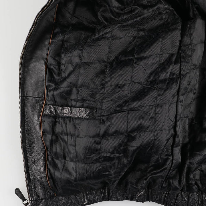 ST JOHN'S BAY Padded Swing Top Type Leather Blouson Men's L size /eaa524629