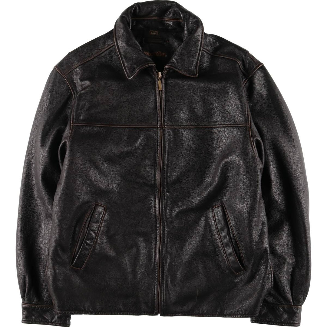 ST JOHN'S BAY Swing top type padded leather blouson Men's M size / eaa524632