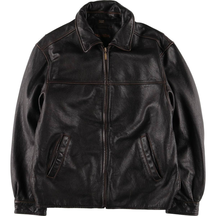 ST JOHN'S BAY Swing top type padded leather blouson Men's M size / eaa524632