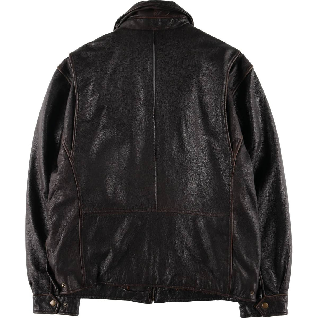 ST JOHN'S BAY Swing top type padded leather blouson Men's M size / eaa524632