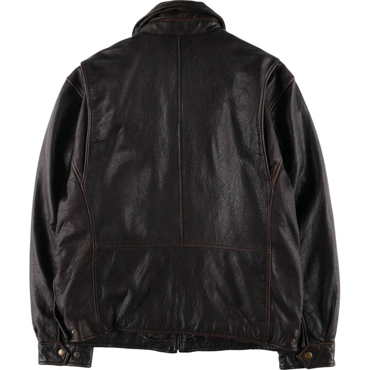 ST JOHN'S BAY Swing top type padded leather blouson Men's M size / eaa524632