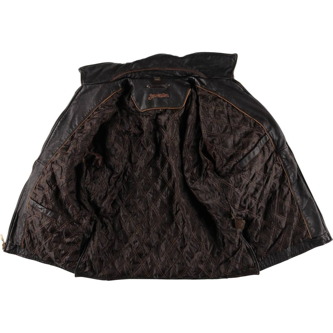 ST JOHN'S BAY Swing top type padded leather blouson Men's M size / eaa524632