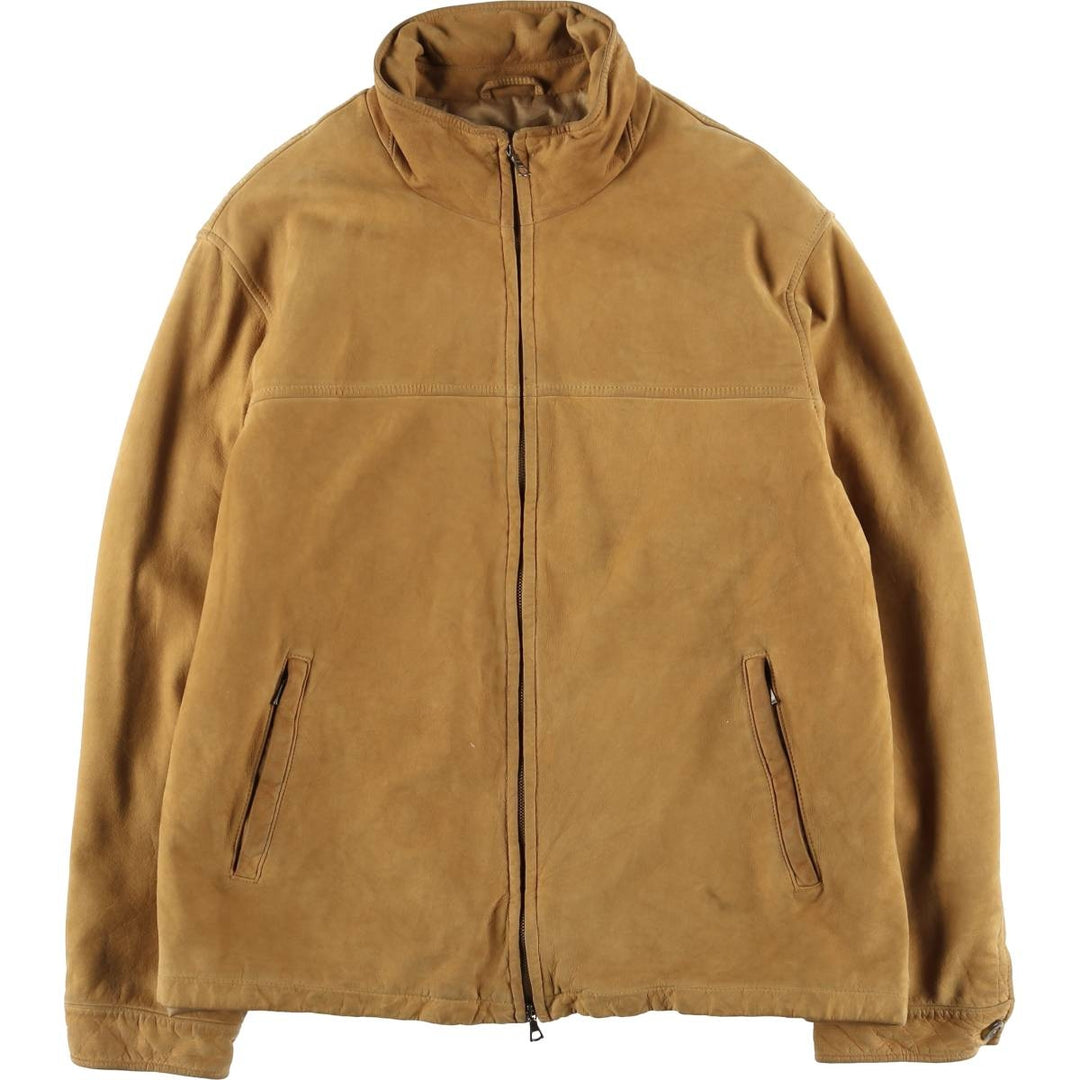 Eddie Bauer Padded Leather Blouson Type Men's XL Size / eaa524637