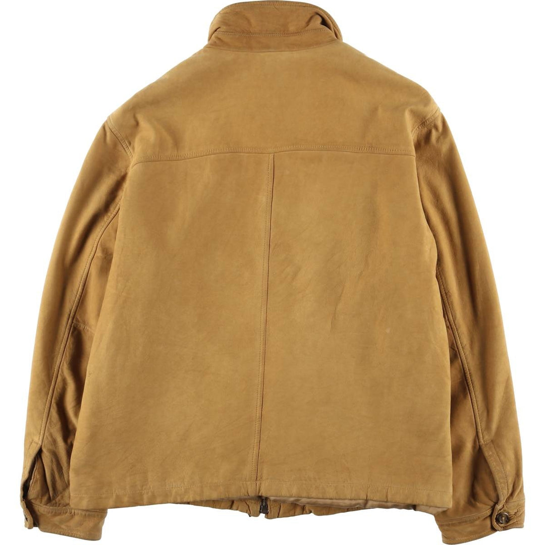 Eddie Bauer Padded Leather Blouson Type Men's XL Size / eaa524637