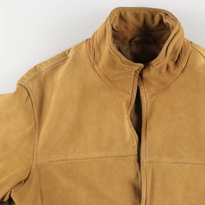 Eddie Bauer Padded Leather Blouson Type Men's XL Size / eaa524637