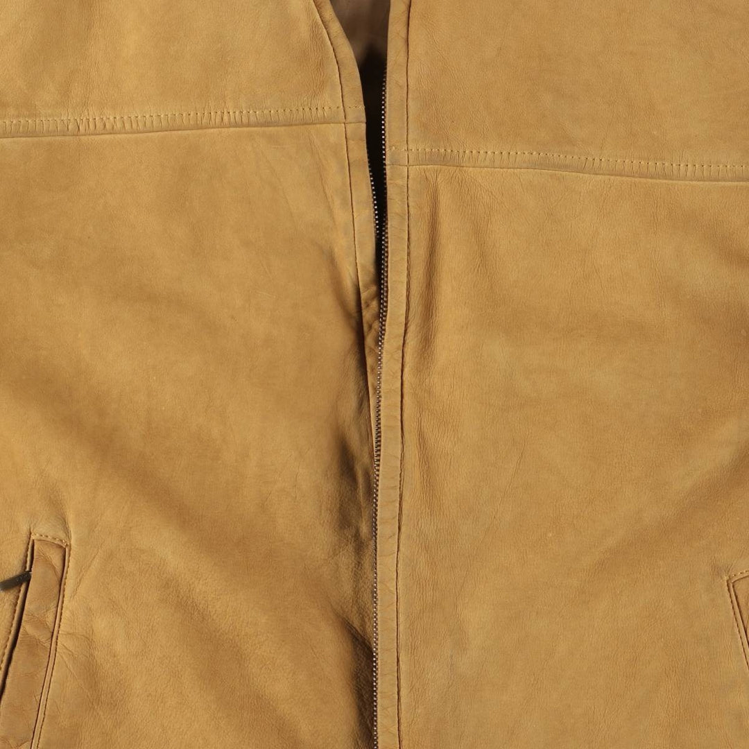 Eddie Bauer Padded Leather Blouson Type Men's XL Size / eaa524637