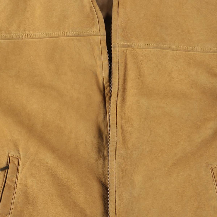 Eddie Bauer Padded Leather Blouson Type Men's XL Size / eaa524637