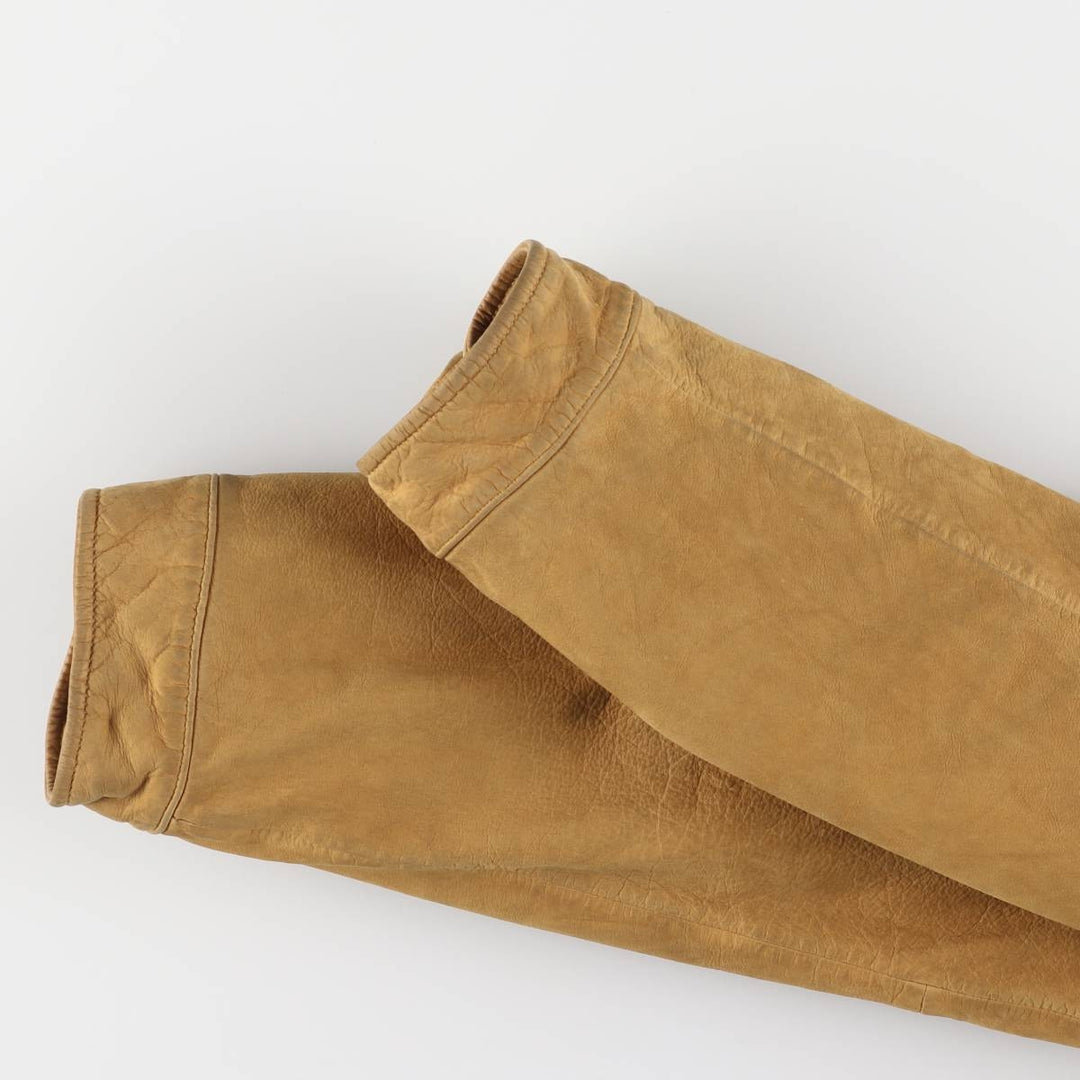 Eddie Bauer Padded Leather Blouson Type Men's XL Size / eaa524637