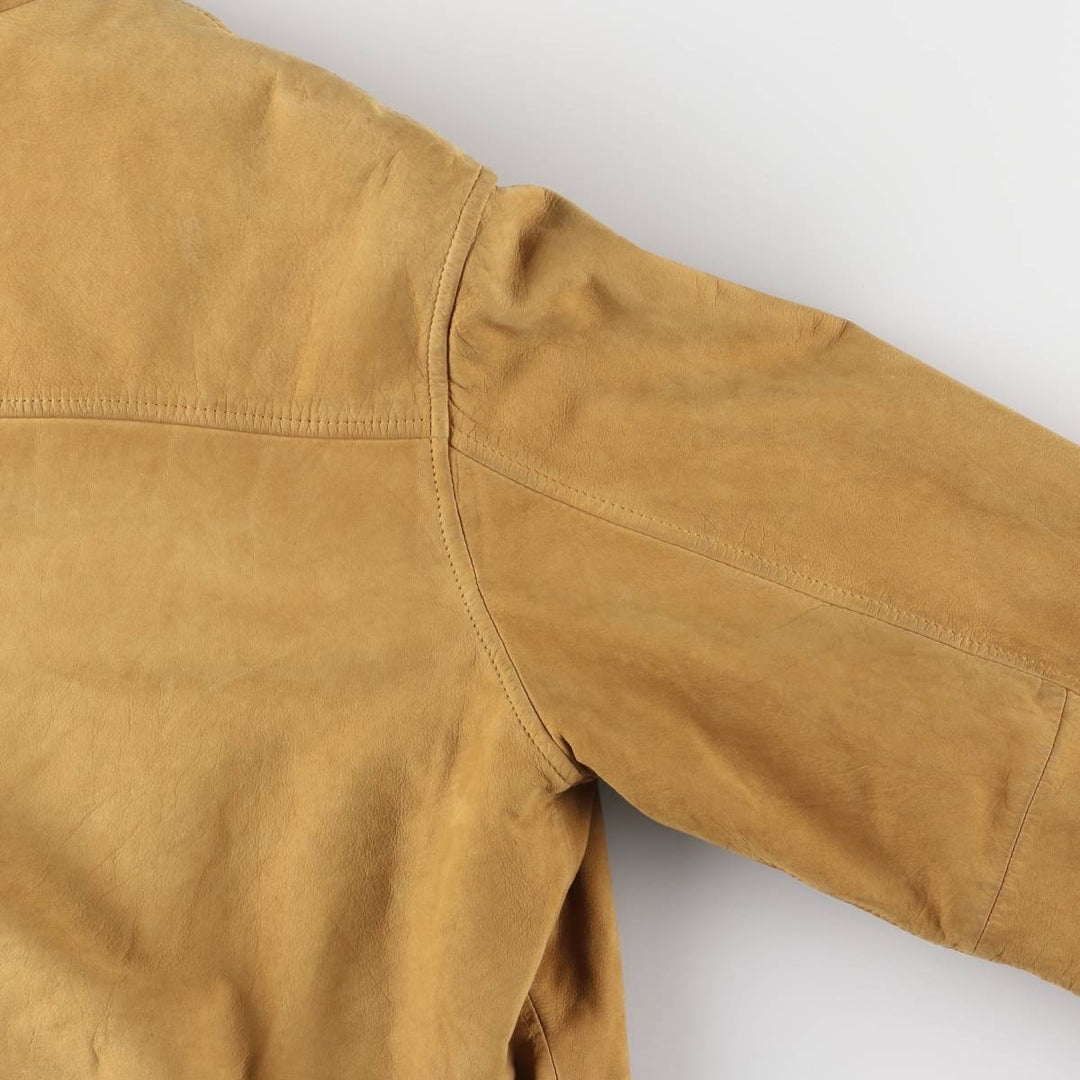 Eddie Bauer Padded Leather Blouson Type Men's XL Size / eaa524637