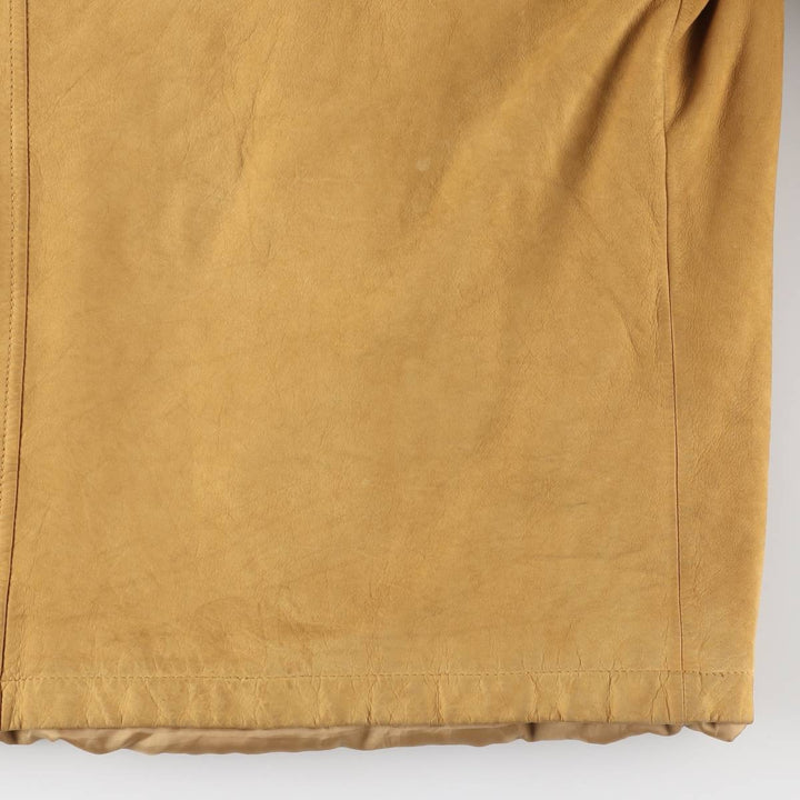 Eddie Bauer Padded Leather Blouson Type Men's XL Size / eaa524637