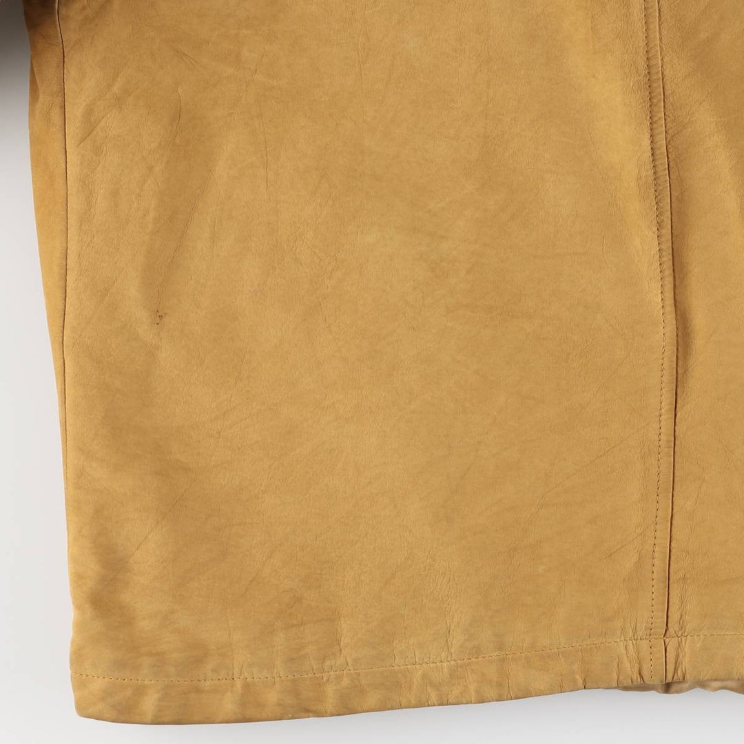 Eddie Bauer Padded Leather Blouson Type Men's XL Size / eaa524637