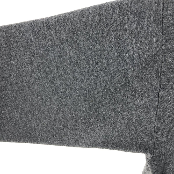 90'S Fruit of the Loom plain blank sweatshirt, made in the USA, men's size L, vintage cotton gray type Vintage Second Hand