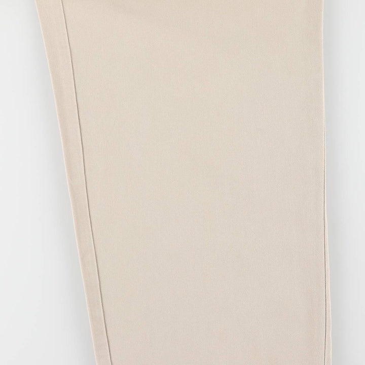 Ralph Lauren POLO RALPH LAUREN Two-pleat chino pants for men, size W35 cotton Beige type Vintage Second Hand