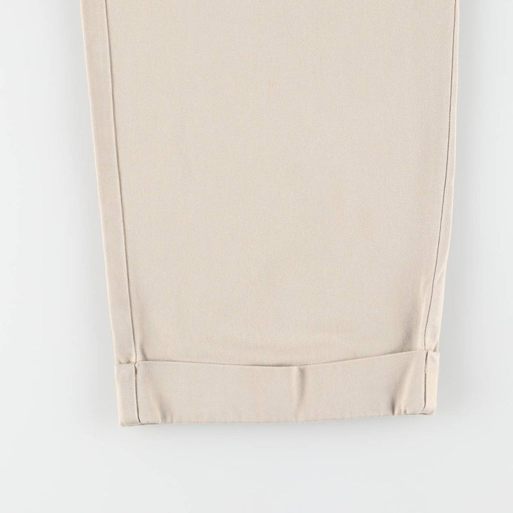 Ralph Lauren POLO RALPH LAUREN Two-pleat chino pants for men, size W35 cotton Beige type Vintage Second Hand