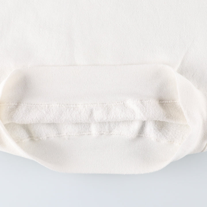90'S Jerzees Plain Blank Sweatshirt Trainer Made in USA Men's Size L Vintage cotton white type Vintage Second Hand